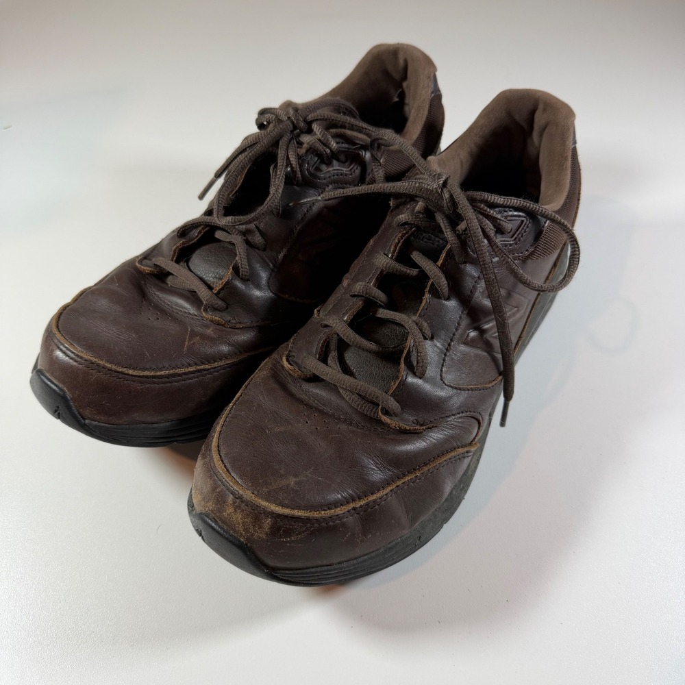 New Balance 928v3 Walking Shoes Mens 10 Brown Good Leather MW928BR3 ROLLBAR